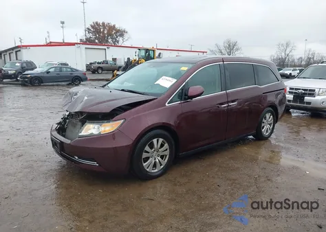 2014 Honda Odyssey Ex-L z USA, uszkodzony, nr VIN 5FNRL5H65EB108563